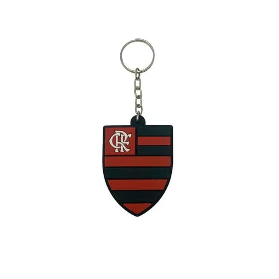 Chaveiro Borracha Flamengo Escudo Mengão Emborracha Oficial