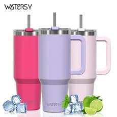 WATERSY Novo copo térmico em aço inoxidável: 591ml tecnologia aprimorada, grande capacidade