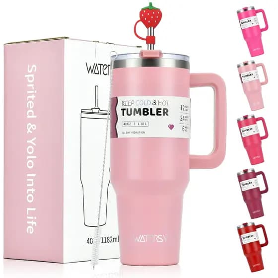WATERSY Garrafa térmica portátil de grande capacidade 1182ml,com design inovador e qualidade superio