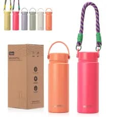 WATERSY 532ml garrafa de água gelada de aço inoxidável de qualidade copo de água desportivo