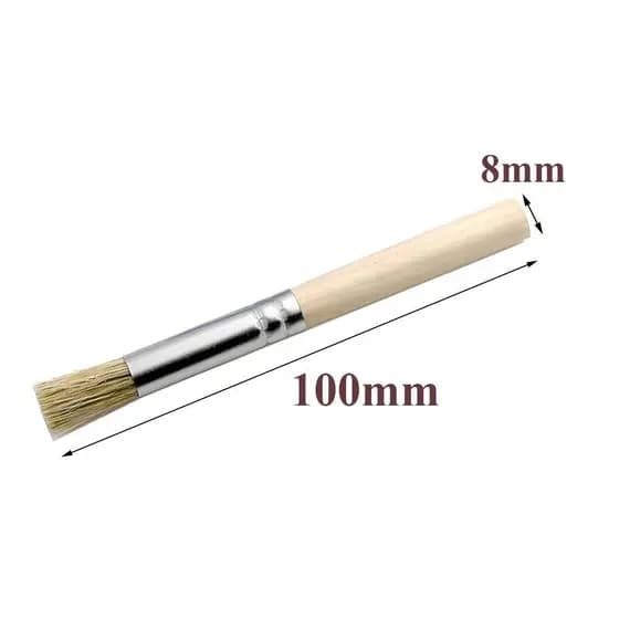 Escova De Cerdas De Luxo 100mm Ferramenta De Cabo De Madeira Para Poderoso Artesanato Mais Dígito Vulcão Detritos De Poe