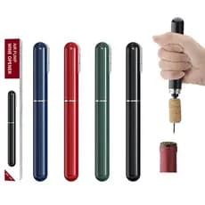 Abridor De Vinho Com Bomba De Ar Estilo Caneta-Tinto Manual Tipo Agulha De Tubo De Alumínio Portátil