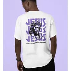 Camiseta Unissex Jesus Religiosa 100% Algodão Lançamento