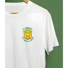 Camisetas Estampadas Torcedor Futebol Lançamento Algodão Unissex
