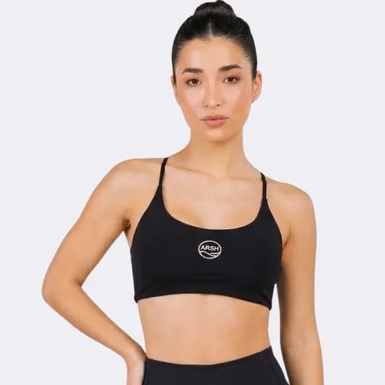 Top Alcinha Cruzada X Fitness Poliamida Zero Transparência Compressão Alta Sustentação Academia Feminino