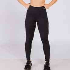 Legging Fitness Poliamida Zero Transparência Proteção UV50 Compressão Alta Sustentação Academia Treino