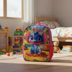 Mochila Infantil Blue Friend 13 Litros Escolar Acolchoada