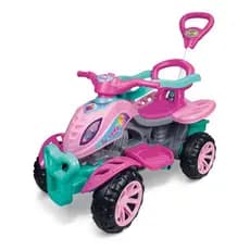 Carrinho Passeio Infantil Andador Empurrador Quadriciclo