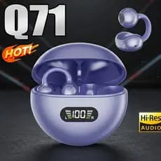 2026 Novo Q71 Fones de ouvido Bluetooth sem fio OWS fones de ouvido esportivos com clipe