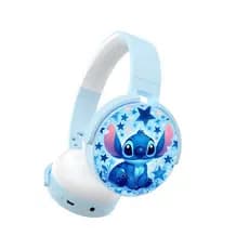 Fone de Ouvido Infantil Sem Fio Bluetooth Estilo Desenho Fofo Recarregável para Crianças