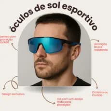 Óculos De Sol Esportivo Bike Ciclismo Corrida Uv400 Onlevo Baixa Pace Performance