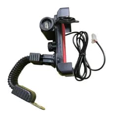 Suporte Celular Guidão Moto Bike 360° Giratória Anti Queda Com Carregador Entrada USB
