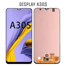 Tela Display Para A30S Sem Aro Preta Incell
