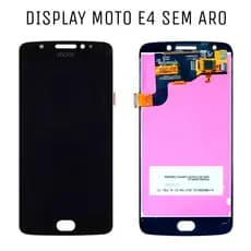 Tela Display Para Moto E4 Sem Aro Incell Preta Dourada Branca