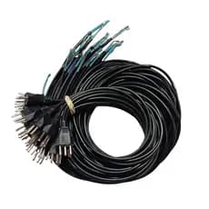 Cabo de Força Tripolar Rabicho 3x0,75mm 10A Cabo 1,5m Tomada Macho Plugue Padrão - Kit com 10 Peças