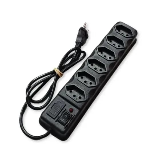 Filtro de linha 6 tomadas bivolt cabo 100cm - Siltronics