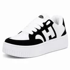 Tênis Feminino HH Casual Retrô Confortável Leve Durável Antiderrapante Moda Urbana Vintage Dia a Dia