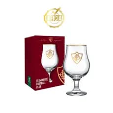 Taça Dublin 400ml Vidro Série Ouro Chopp Cerveja Time Fluminense Oficial Presente