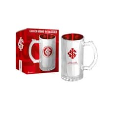 Caneca Vidro Metalic 480ml ChoppTime Internacional Oficial