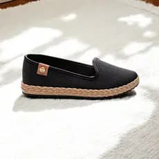 Sapatilha Feminina Moleca Slip Salto Baixo Flatform Confortável Casual Trabalho Alpargata 5696304