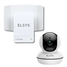 Kit Roteador Amplimax Fit 4G E Câmera Wi-Fi Myra Elsys Internet Rural Monitoramento Inteligente