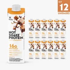 Kit Bebida Proteica NotCo NotShake Protein 16g de Proteina Cafe Caramelo 250ml