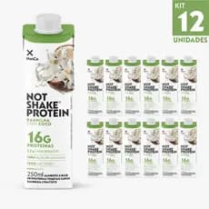 Kit Bebida Proteica NotCo NotShake Protein 16g de Proteina Baunilha com Coco 250ml