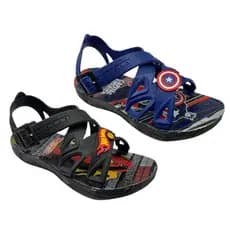 kit 2 pares sandália infantil papete chinelo personagens na caixa sandalias j0
