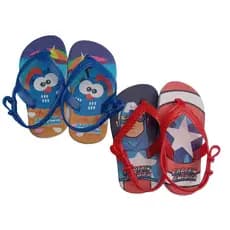 2 Par Chinelo presilha Sandália baby Infantil bebê par menino kit com dois pares chinelos