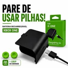 Carregador Bateria Para Controle Xbox One S Fat Series S Recarregável