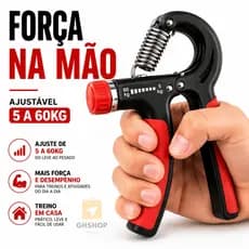 Hand Grip Exercício Para Mãos Flexor de Punho Ajustável 60kg Aparelho Treinar Antebraço