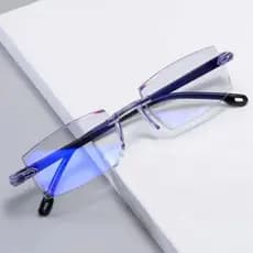 Óculos Inteligente com Ajuste de Grau Automático - Anti Luz Azul - Visão Perto e Longe