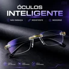 Óculos Dourado Com Grau para Perto e Longe/Se Ajusta Automaticamente a Todos os Grau  +  Estojo e Limpa Lentes