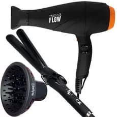Secador De Cabelo Gama Italy 2300w Absolute Flow Ions Profissional Salão Difusor Modelador Cachos Frizz
