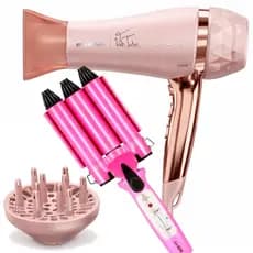 Secador De Cabelos Britânia Profissional Salão Tourmaline 2100w Com Difusor Modelador Cacheador Triondas Bivolt