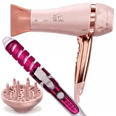 Secador De Cabelos Britânia Profissional Salão Tourmaline 2100w Com Difusor Modelador Cacheador Nova Bivolt