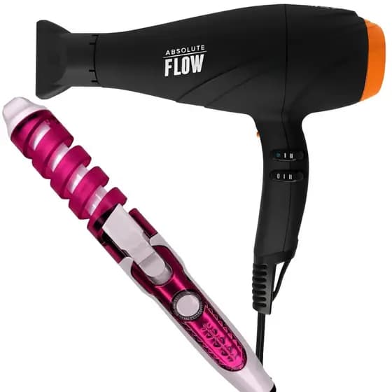 Secador De Cabelo Gama Italy 2300w Absolute Flow Ions Profissional Salão Modelador Cachos Nova