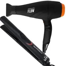 Secador De Cabelo Gama Italy 2300w Absolute Flow Ions Profissional Salão Prancha Fina 410°f