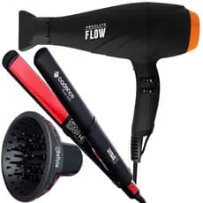 Secador De Cabelo Gama Italy 2300w Absolute Flow Ions Profissional Salão Difusor Cachos Prancha Cerâmica 210°c