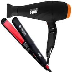 Secador De Cabelo Gama Italy 2300w Absolute Flow Ions Profissional Salão Prancha Cerâmica 210°c