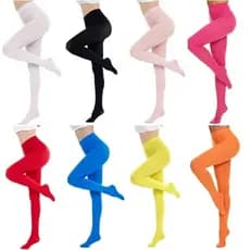 Meia calça lisa Neon adulto