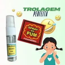Spray do Pum - Spray de Peido Falso Realista, Pegadinha Engraçada, Zoação Garantida, Peido Liquido