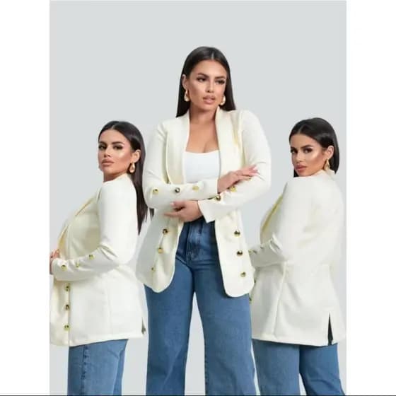 Blazer Femenino Neoprene elegante