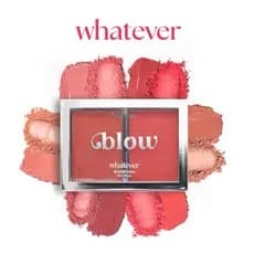 Blush Duo Ruby Rose Blow Cremoso Pó Alta Pigmentação