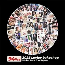 94 folhas 2025 calendário de mesa decoração adesivos (G) I-DLE adesivos gidle canção Yuqi alegria DIY adesivos KPOP meni