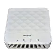 Onu Gpon Fiberhome AN5506-01A MINI 01GE Gigabit mini Fibra optica seminova branca com fonte