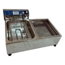 Fritadeira Elétrica 5 Lts Com Escorredor Conjugado Inox