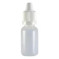 Frasco Plástico 10ml Conta Gotas C/Tampa  Lacre C/100 unds.