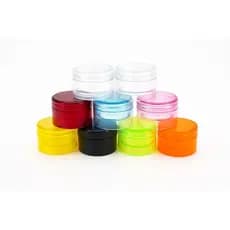 Pote De Acrílico 4g C/ Rosca Glitter P Decoração c/100 unds