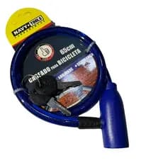 Cadeado Corrente Reforçado Aço 11mm X 65cm Para Bike e Moto com 2 Chaves Segurança